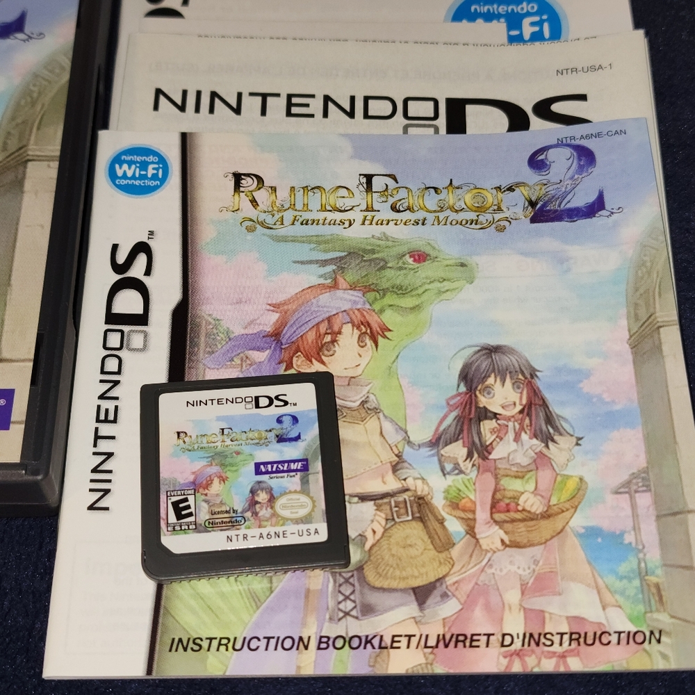 Nintendo DS Rune Factory 2 Complete In Box - Picture 3 of 3